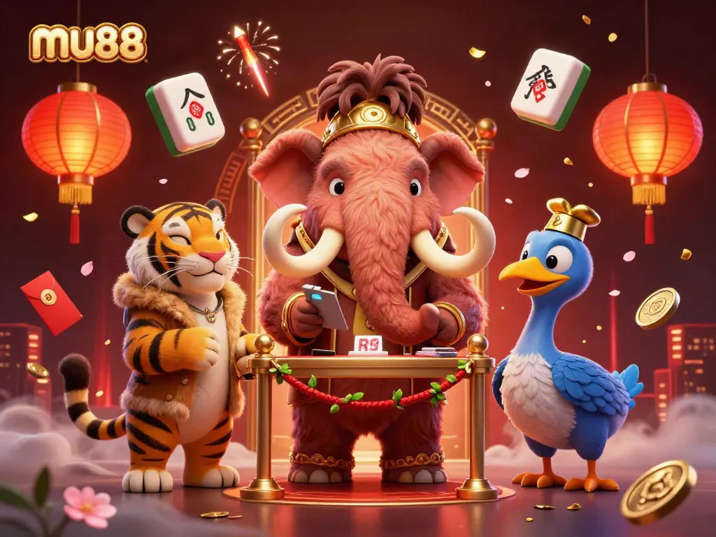 Play exciting games at mu88 with lively 3D characters and vibrant casino elements.
