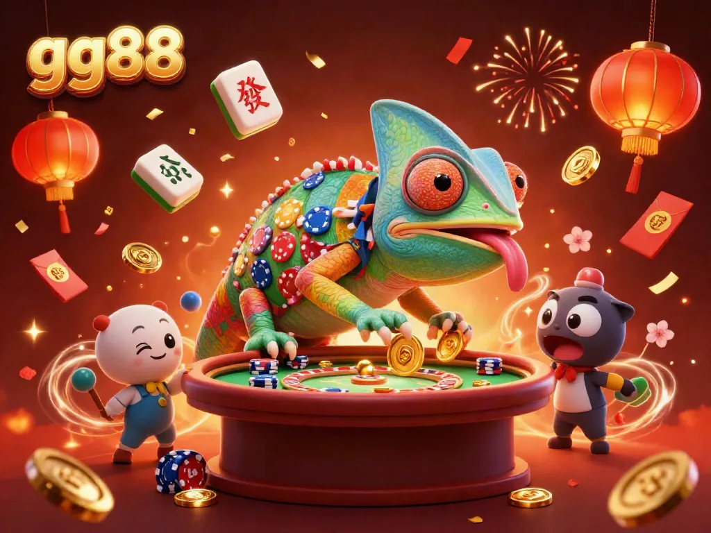 Experience thrilling games and vibrant visuals at gg88 with rich casino elements and animated characters.